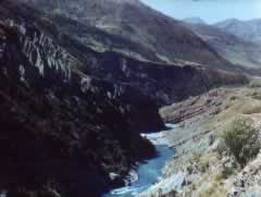 River in the Tian Shan Mountain Rainge