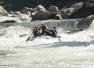 Raft on Cherry Creek