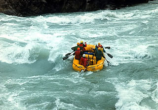 Raft on the Katun River