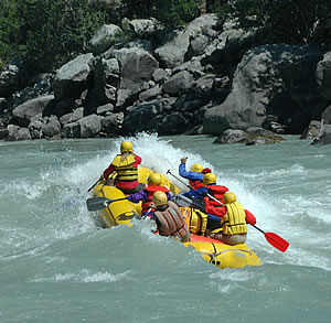 Raft on the Katun River