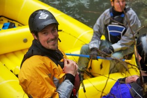 Zach on the Wind River in Washington